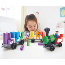 Cargar imagen en el visor de la galería, Tren de conteo de arcoíris