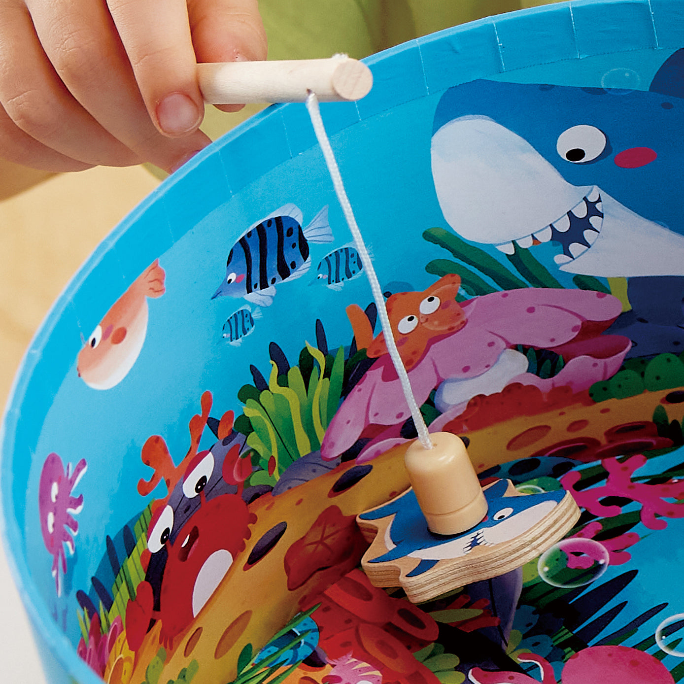 Juego de pesca magnética