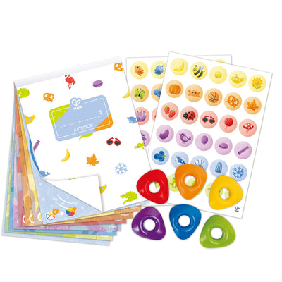 Set para colorear con crayones