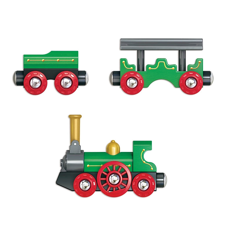 Tren retro con chimenea