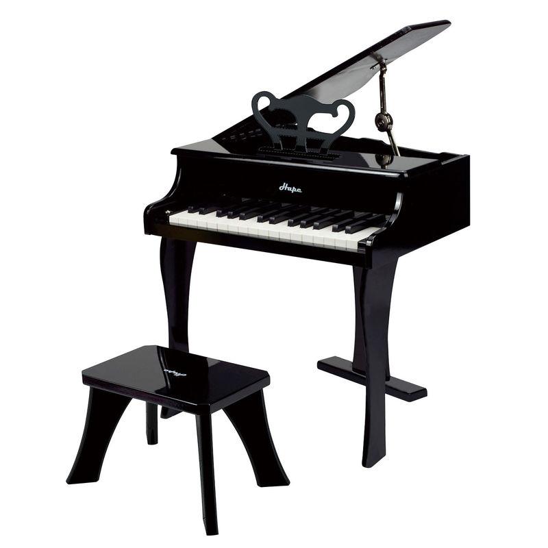 Piano de cola negro