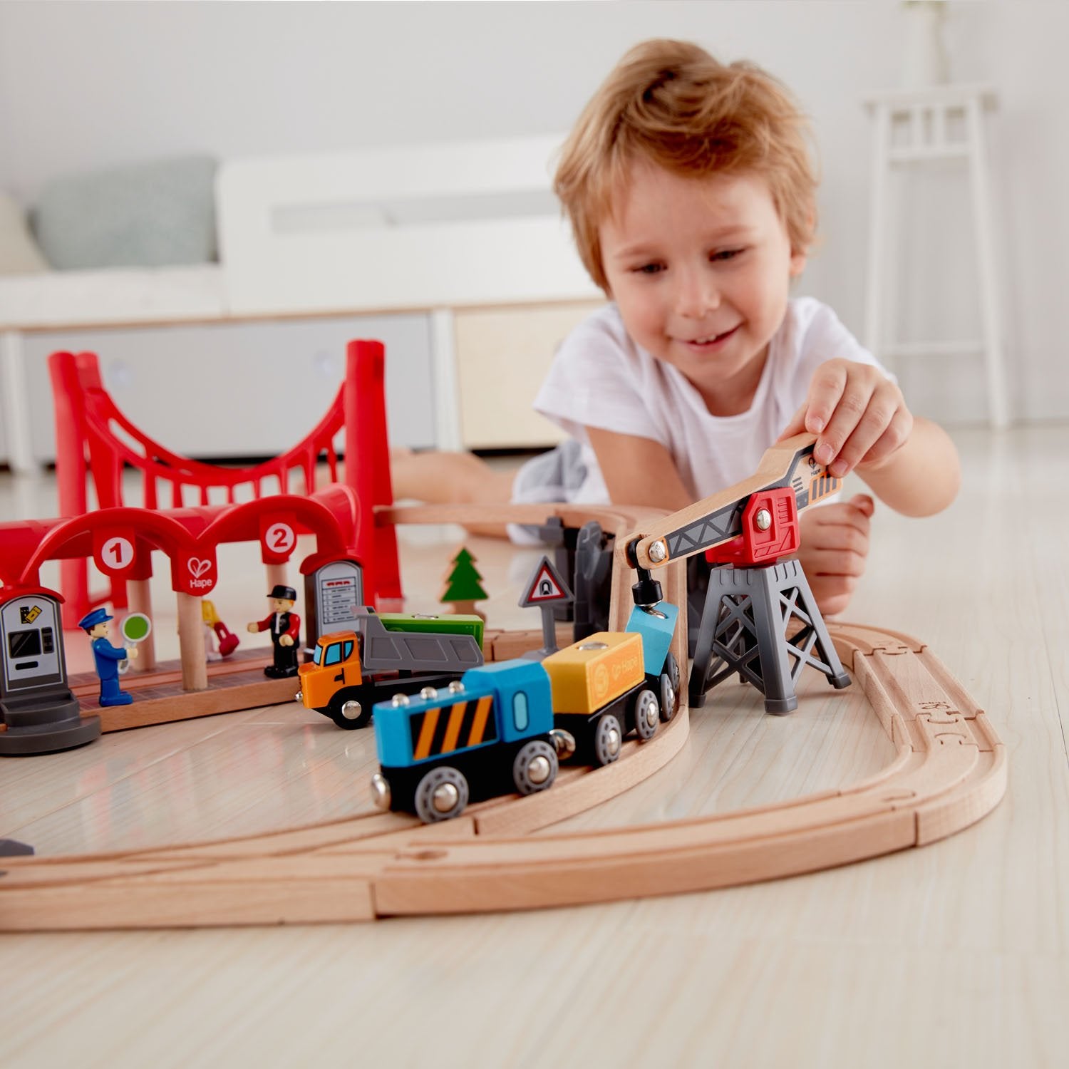 Pista de trenes – Hape Toys