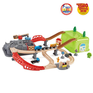 Juego de bloques ferrocarril